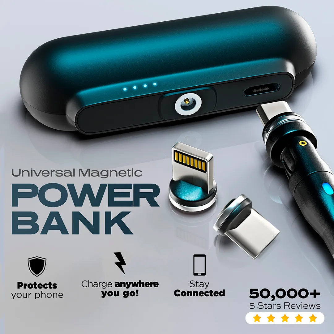 Snap-N-Charge 3000mAh | Universal Magnetic Power Bank